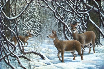 Animal Painting - las maravillas de invierno